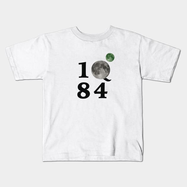 1Q84 Kids T-Shirt by PauEnserius